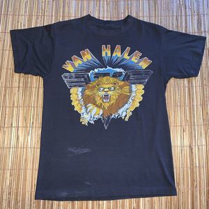 Vintage 1982 Van Halen Hide Your Sheep Down River Live Tour Band 80s Shirt RARE